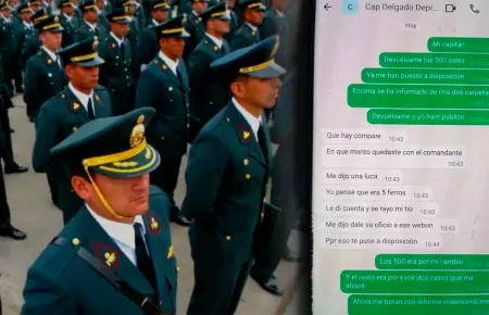 Dos oficiales PNP en Apurmac son investigados por cobro de cupos.