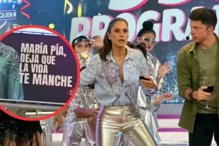Mara Pa Copello sufre incidente con su ropa.
