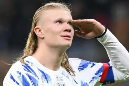 Erling Haaland marc doblete ante Italia.