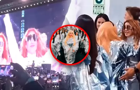 Susy y Shakira se encuentran para primer concierto de en Lima del "Las mujeres y