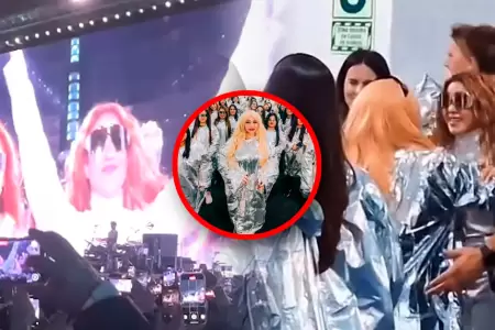 Susy y Shakira se encuentran para primer concierto de en Lima del "Las mujeres y