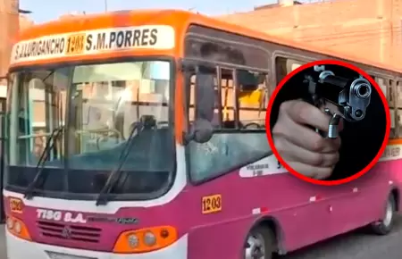 SMP: un bus de transporte pblico sufre nuevo ataque de extorsionadores a plena
