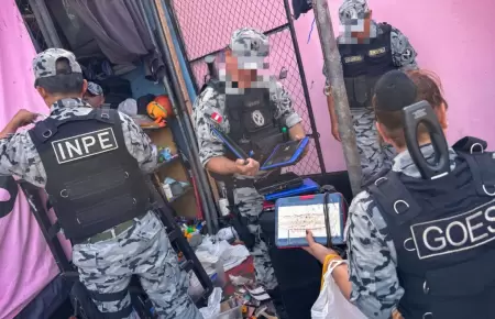 Internos escondan dinero, televisores, USBs y ms objetos prohibidos.