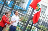 José Jerí regresa a su colegio para izar la bandera: "Nada se construye de la noche a la mañana"