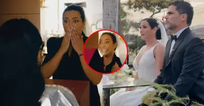 Natalia Salas recibe inesperado regalo tras su boda religiosa