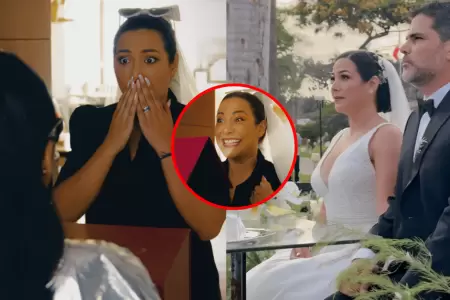 Natalia Salas recibe inesperado regalo tras su boda religiosa