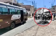 Tragedia en Arequipa: Joven motociclista fallece tras choque frontal con bus de transporte pblico