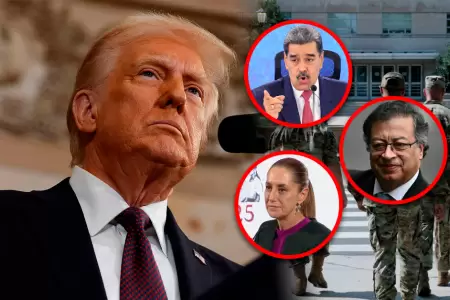 Trump asegura que los esfuerzos de Venezuela, Mxico y Colombia contra el narcot