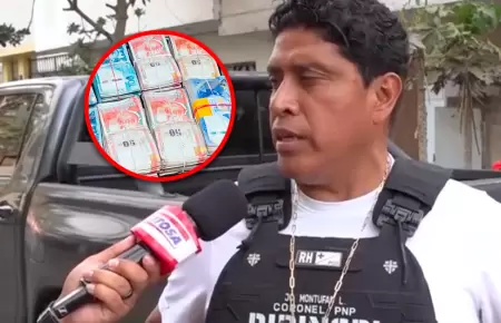 Montfar declara sobre denuncia de robo de medio milln de soles durante operati