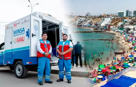 Minsa ampla bases SAMU en San Bartolo, prximos a la temporada de verano.