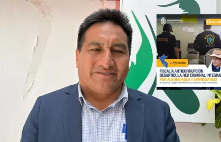 Alcalde de Cangallo fue detenido