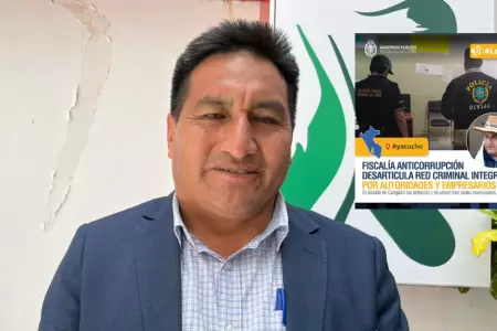 Alcalde de Cangallo fue detenido