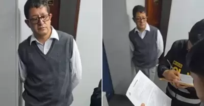 Trabajador de Reniec es detenido