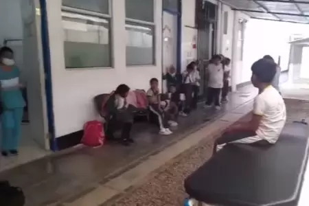 Intoxicacin de 16 escolares en Hunuco
