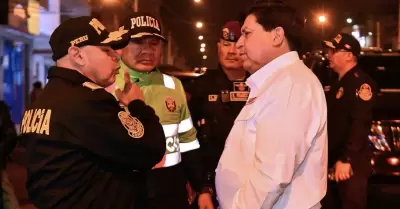 Vicente Tiburcio en operativos contra la criminalidad.