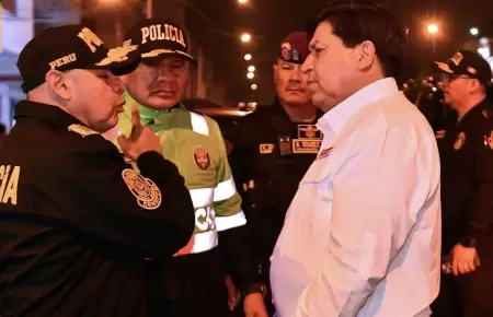 Vicente Tiburcio en operativos contra la criminalidad.