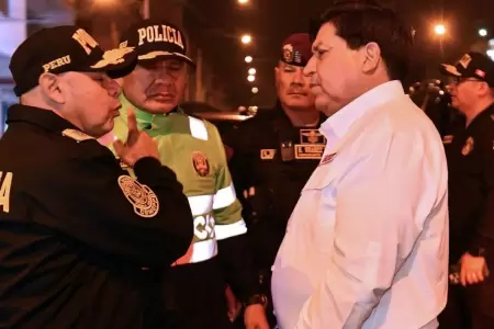 Vicente Tiburcio en operativos contra la criminalidad.