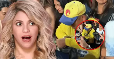 Heladero peruano causa furor vendiendo helados en concierto de Shakira