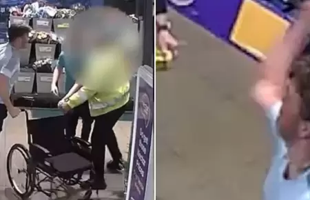 Joven finge discapacidad para robar cerveza