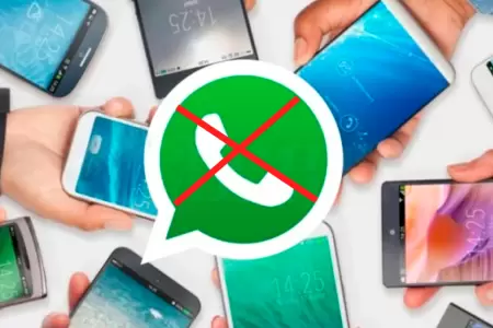 Celulares que perder�n WhatsApp.