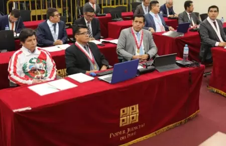 Pedro Castillo en la recta final de su juicio oral.