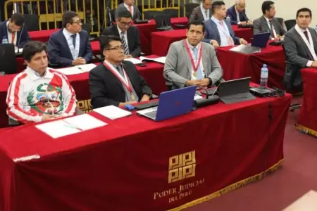 Pedro Castillo en la recta final de su juicio oral.