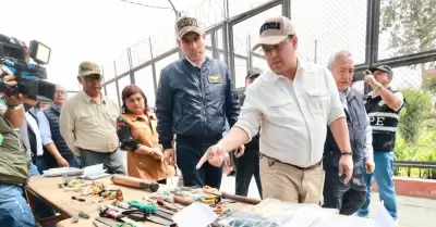 El ministro de Justicia y el presidente Jer lideraron la intervencin en Trujil