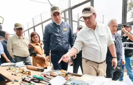 El ministro de Justicia y el presidente Jer lideraron la intervencin en Trujil