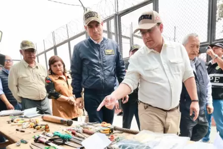 El ministro de Justicia y el presidente Jer lideraron la intervencin en Trujil