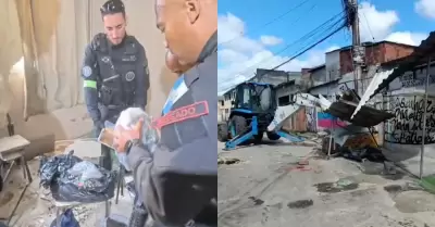 Redada policial en Ro de Janeiro, Brasil.