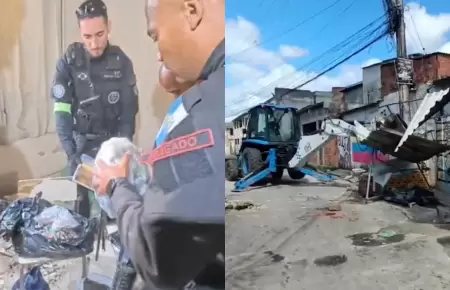 Redada policial en Ro de Janeiro, Brasil.