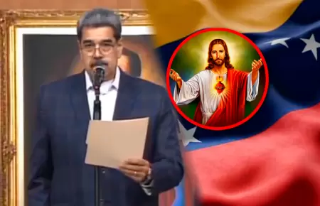 Maduro declara a Jesucristo 'patrn' de Venezuela