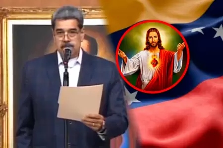 Maduro declara a Jesucristo 'patrn' de Venezuela