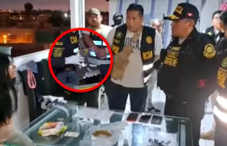 Banda criminal es detenida en flagrancia en Chorrillos.
