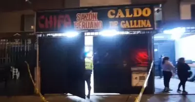 Ataque en chifa de San Luis