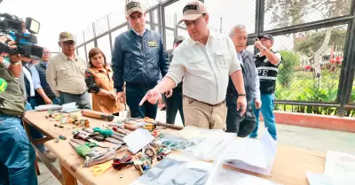 Operativo en el penal 'El Milagro'.