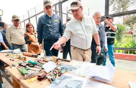 Operativo en el penal 'El Milagro'.