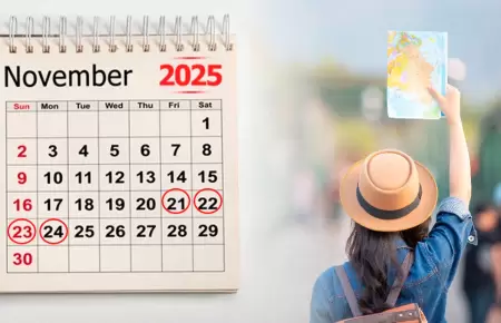 Feriado largo del 21 al 24 de noviembre?