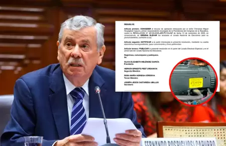 Rospigliosi apela al fallo que lo responsabiliza por uso indebido de cmara inst