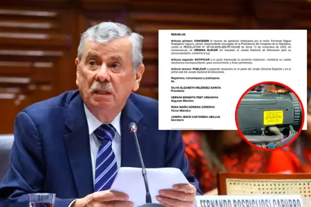 Rospigliosi apela al fallo que lo responsabiliza por uso indebido de cmara inst