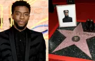 Chadwick Boseman recibe estrella pstuma en el Paseo de la Fama de Hollywood a 5 aos de su muerte