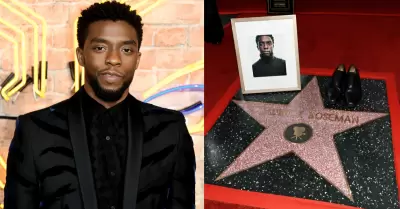 Chadwick Boseman recibe estrella pstuma en el Paseo de la Fama de Hollywood