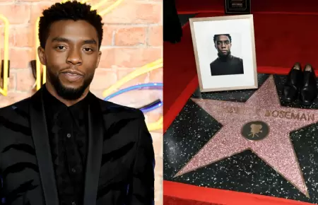 Chadwick Boseman recibe estrella pstuma en el Paseo de la Fama de Hollywood