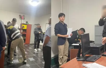Ministerio Pblico detuvo cuatro policas en Piura