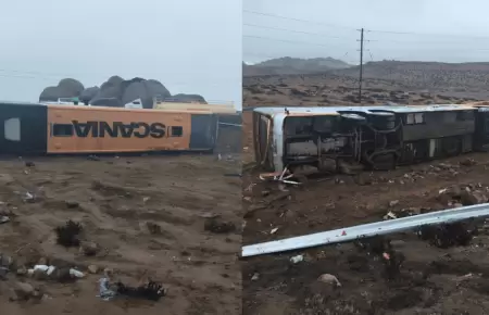 Despite de bus interprovincial en Arequipa deja el saldo de al menos 10 heridos