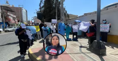 Personal ExCas protestan por mejorar laborales