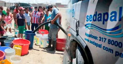Corte de agua en Lima.