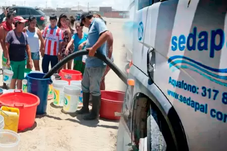 Corte de agua en Lima.