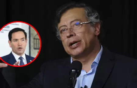 Gustavo Petro desafa a secretario estadounidense Marco Rubio.