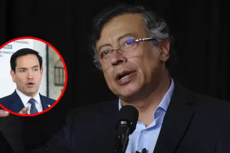 Gustavo Petro desafa a secretario estadounidense Marco Rubio.